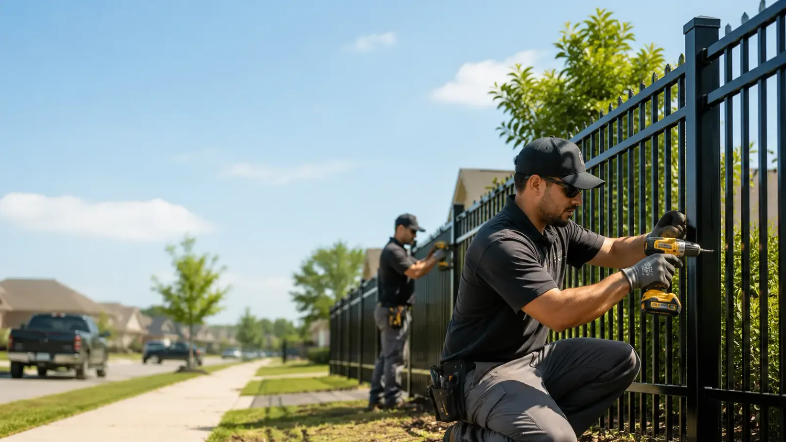 Metal Fence Installation in Jackson Center, OH